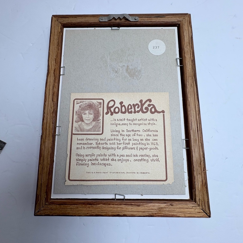 Rare Vintage 70’s Roberka McDowell Originals “Little Boys” Art - Picture 6 of 8